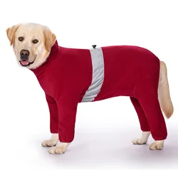 Mono polar reflectante para perros grandes – ajustable otoño invierno