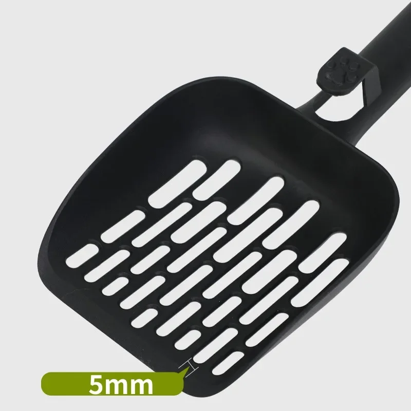 Cuchara de arena para gatos, pala de arena de plástico para gatos, cucharas con mango largo para limpieza de inodoro, cuchara de arena colgante para gatos, suministros para mascotas - imagen 4
