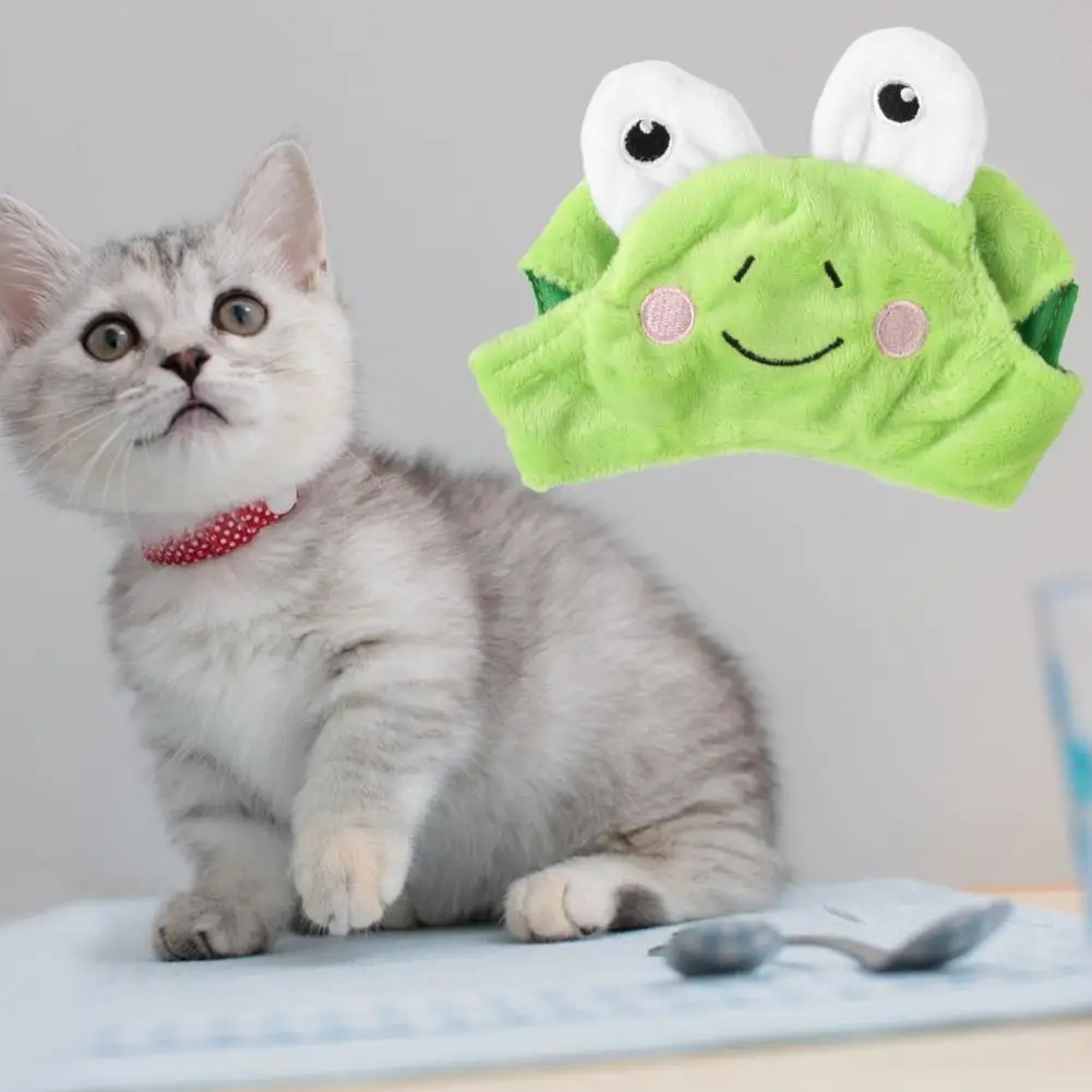 Gorra de fácil uso para mascotas, sombrero de dibujos animados para perros y gatos, accesorio para fotografía de mascotas - imagen 3
