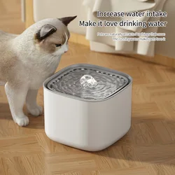 Bebedero automático con filtro para gatos – Fuente de agua USB silenciosa
