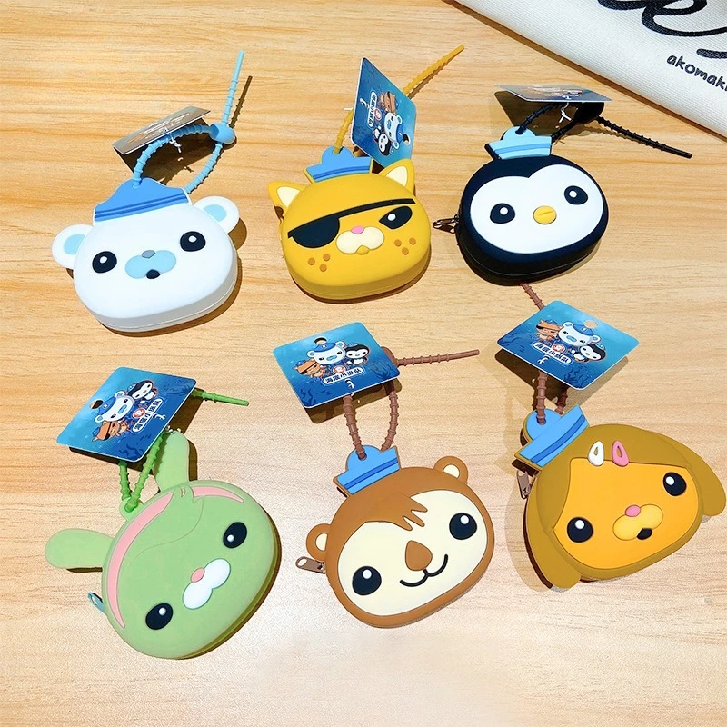 Monedero de dibujos animados The Octonauts Barnacles, llavero de periféricos de animé Kwazii, mochila Shellington, decoración, regalo de cumpleaños - imagen 3