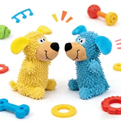 Juguete interactivo peluche chirriante para perros pequeños y medianos