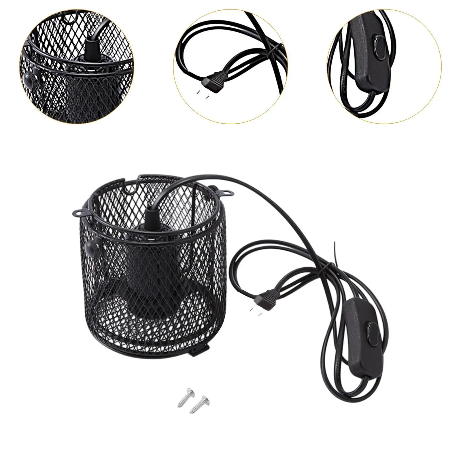 Pantalla de lámpara para reptiles, accesorios para mascotas, dragón barbudo, anfibio - imagen 5