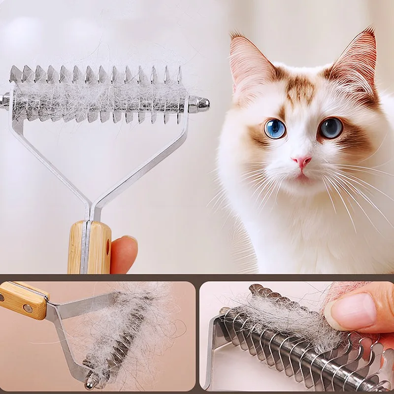 Cepillo desenredante para perros y gatos – Masaje y limpieza - imagen 3