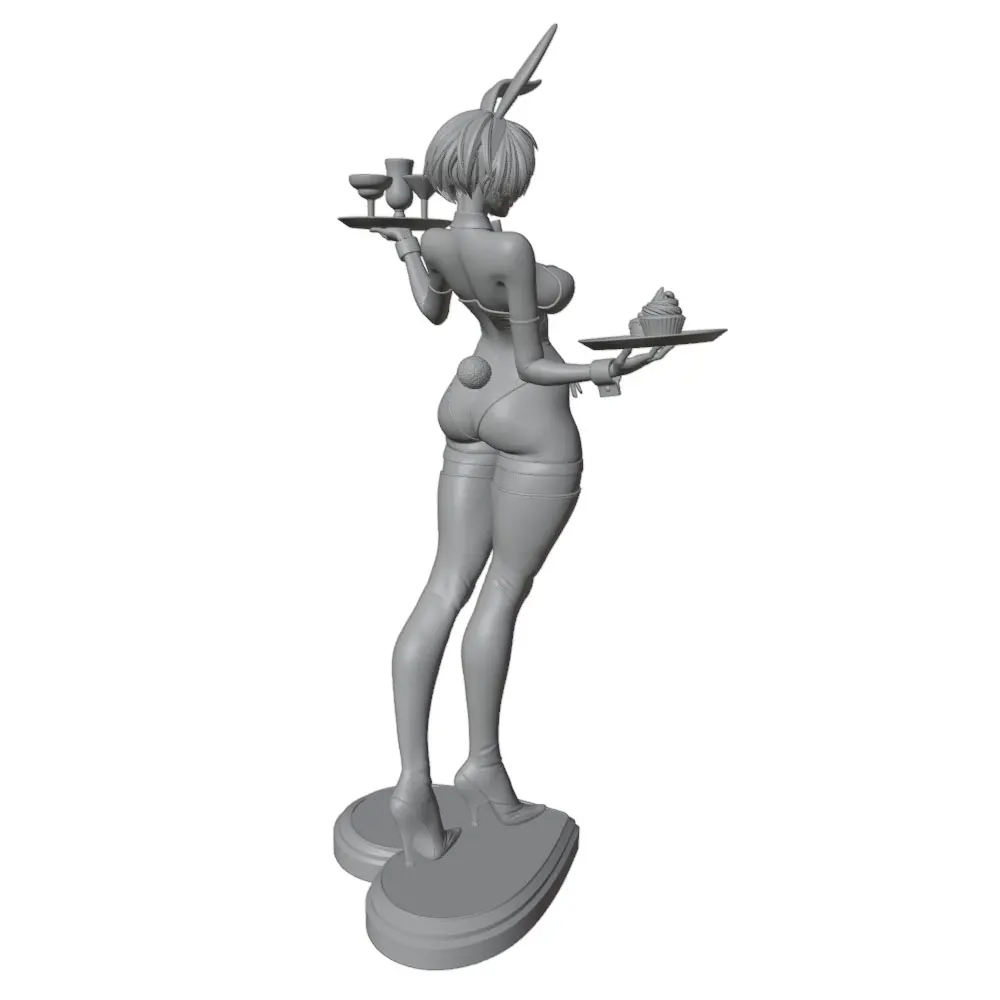 Figura resina anime adulto sin montar ni pintar – Estatua chica sexy - imagen 3