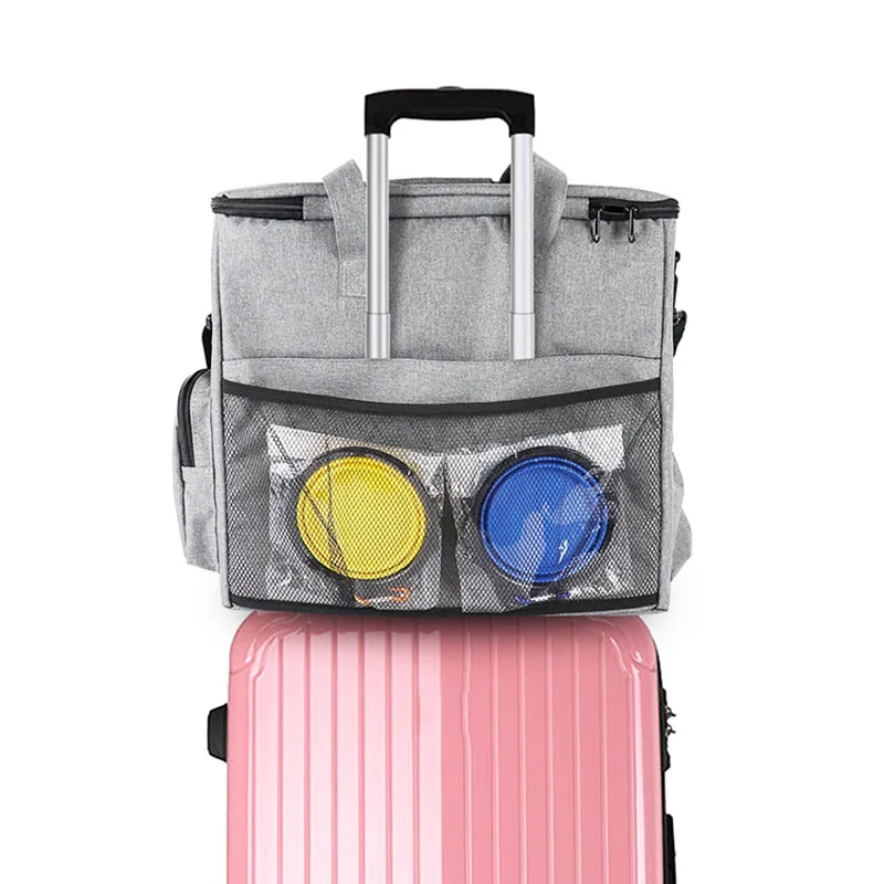 Carrying Bag Pet Travel With Snacks Breathable Dog Backpack Professional Pooch Training Feeder Handbag Hiking Camping Supplies - imagen 3