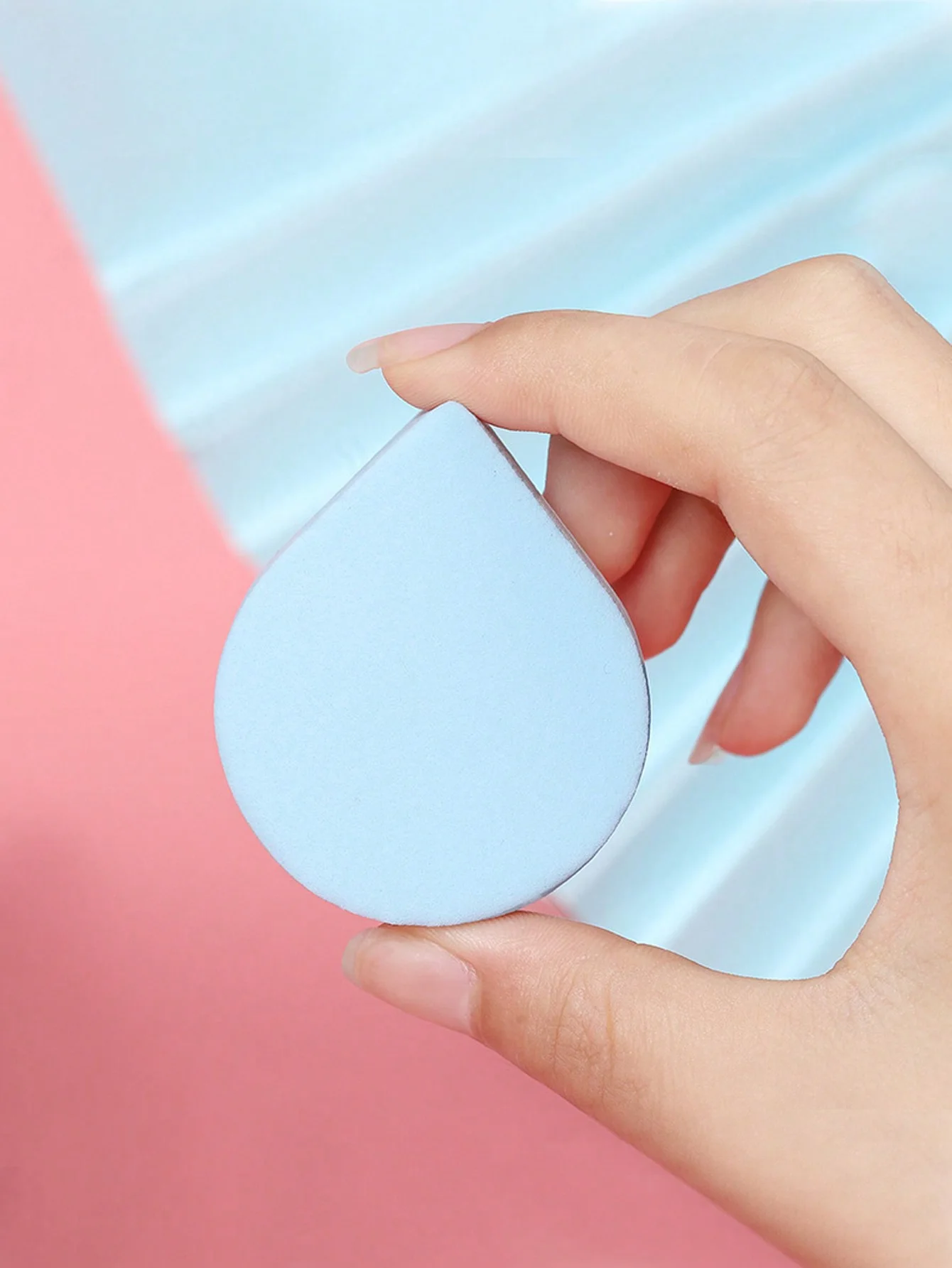 Esponja maquillaje corazón y gota de agua – doble uso seco y húmedo - imagen 5