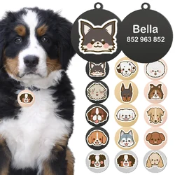 Placa identificación personalizada para perro – Acero inoxidable