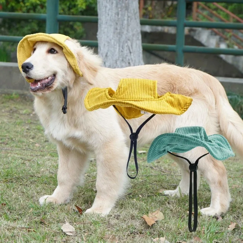 Sombrero para el sol para mascotas con orificios para las orejas, gorra ajustable para perros y gatos, sombrero deportivo de verano, sombrero para el sol transpirable para perros al aire libre, accesorios para mascotas - imagen 2
