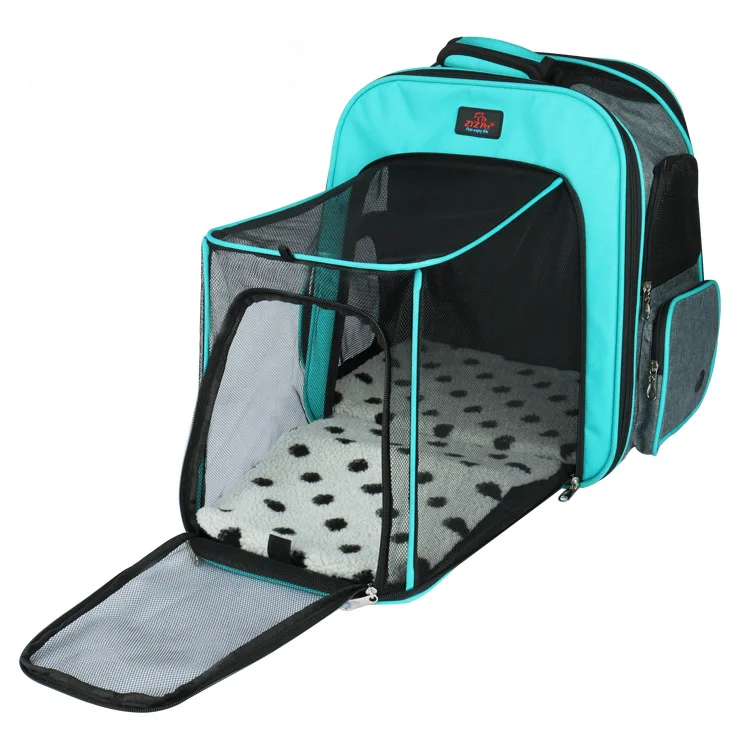 Bolsa para gatos, cubierta de carrito transparente portátil, mochila con cápsula espacial para perros, Maleta para gatos, mochila escolar para mascotas, productos para mascotas de gran capacidad - imagen 5