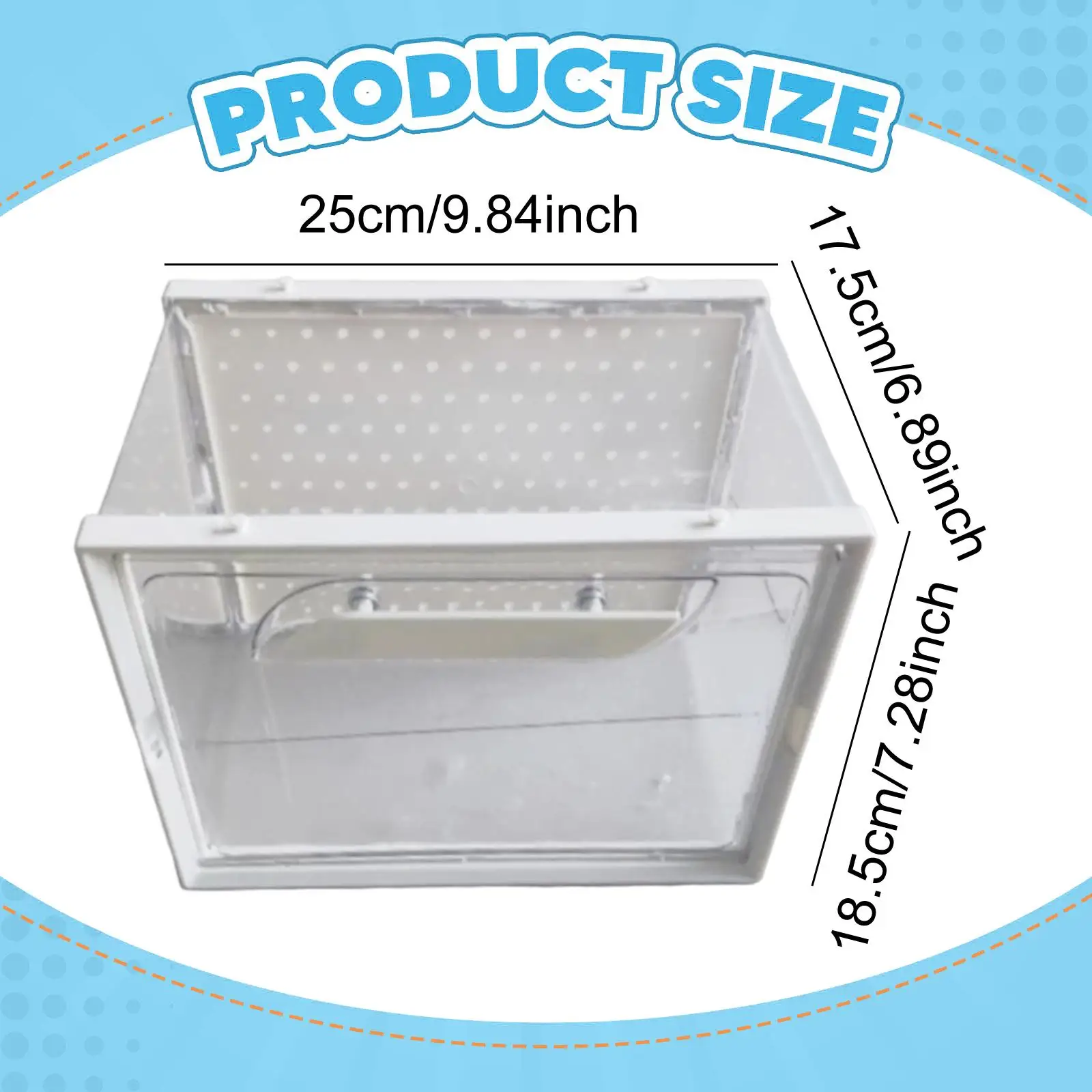 Reptile Terrarium Ventilation Reptile Breeding Box for Frog Crayfish Turtle Reptile Terrarium Ventilation Reptile Breeding Box for Frog Crayfish Turtle