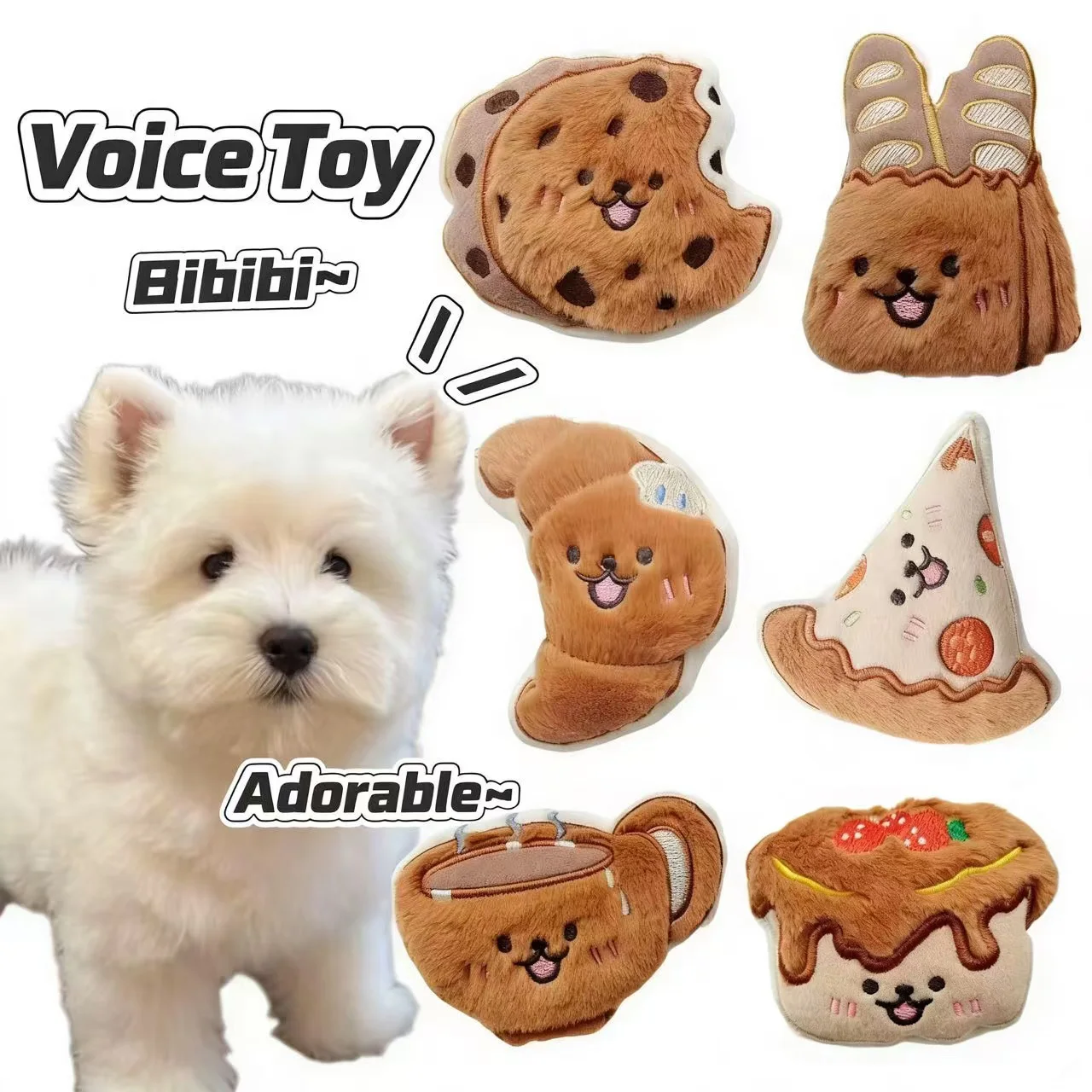 Juguete dental de peluche para perros pequeños