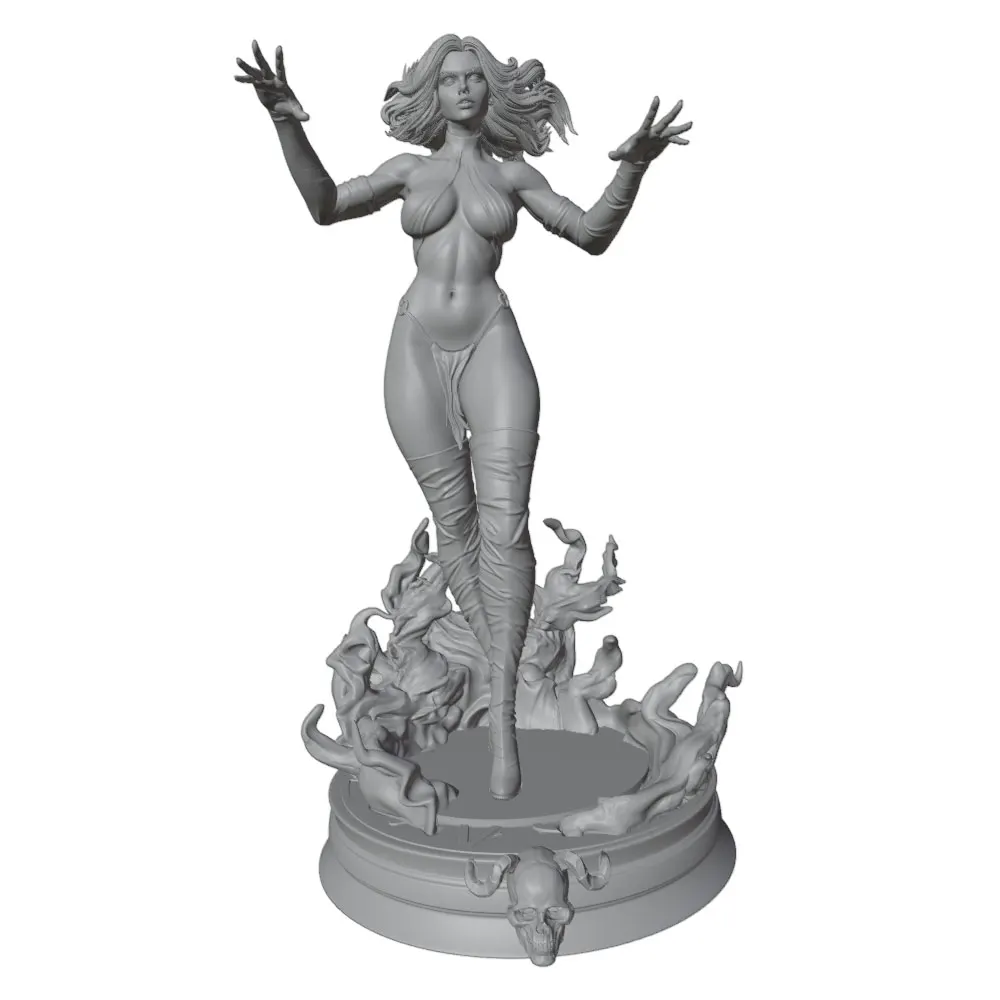 Figura 3D 1/24 para gatos y perros - Estatua anime GK sin montar - imagen 2