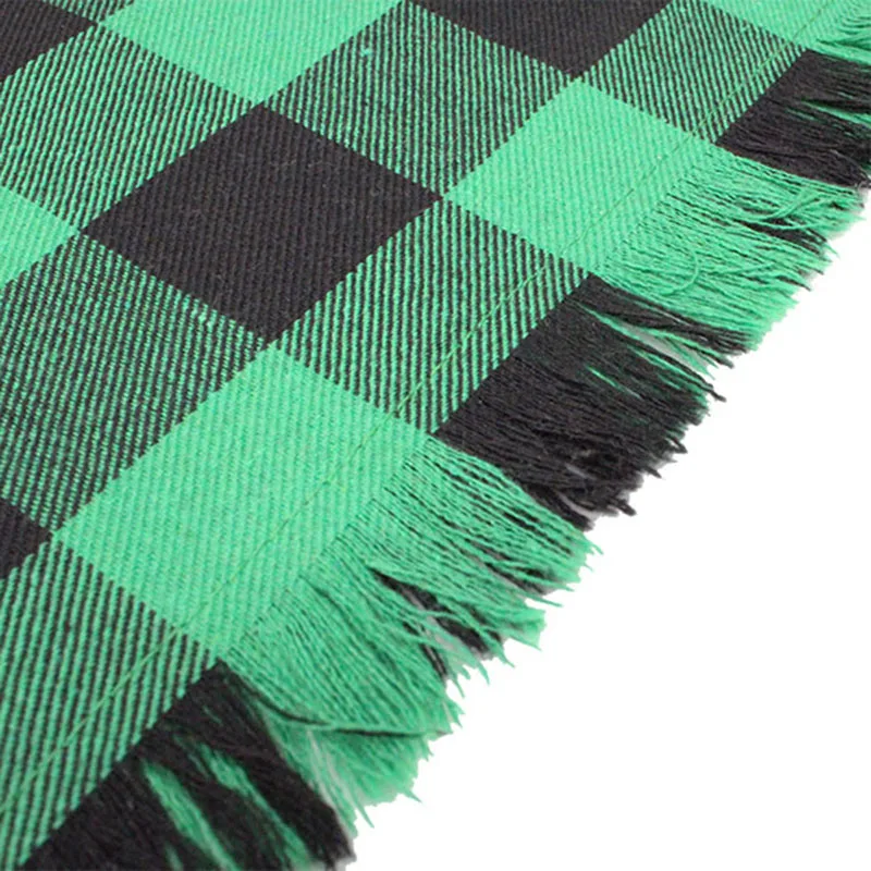 Pañuelo de Navidad para perro, pañuelo clásico a cuadros para mascotas, Baberos triangulares, pañuelo para Feliz Navidad, Papá Noel, muñeco de nieve, estampado para mascotas, suministro para perros - imagen 4