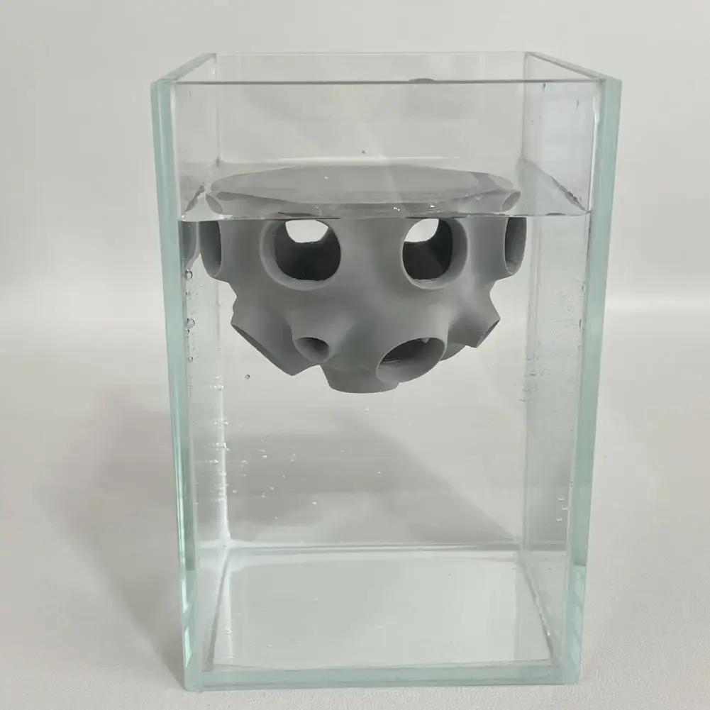 Agujero oculto de camarones y peces flotantes, impreso en 3D, refugio para hábitat de camarones y peces pequeños, accesorios de decoración para acuario enriquecimiento de cueva hueca - imagen 3