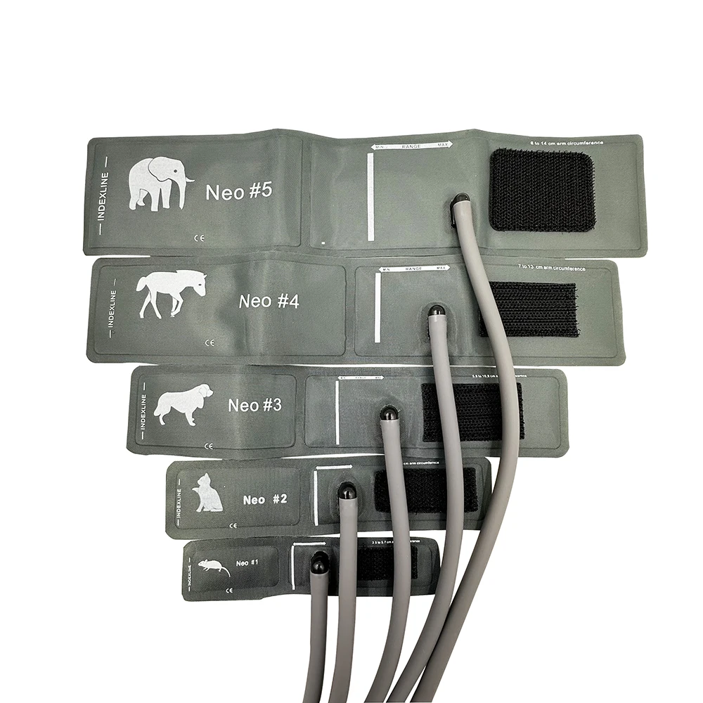Monitores de presión arterial para mascotas, manguitos de nailon TPU sin cápsula, para uso Animal, NO.1-NO.5 - imagen 2
