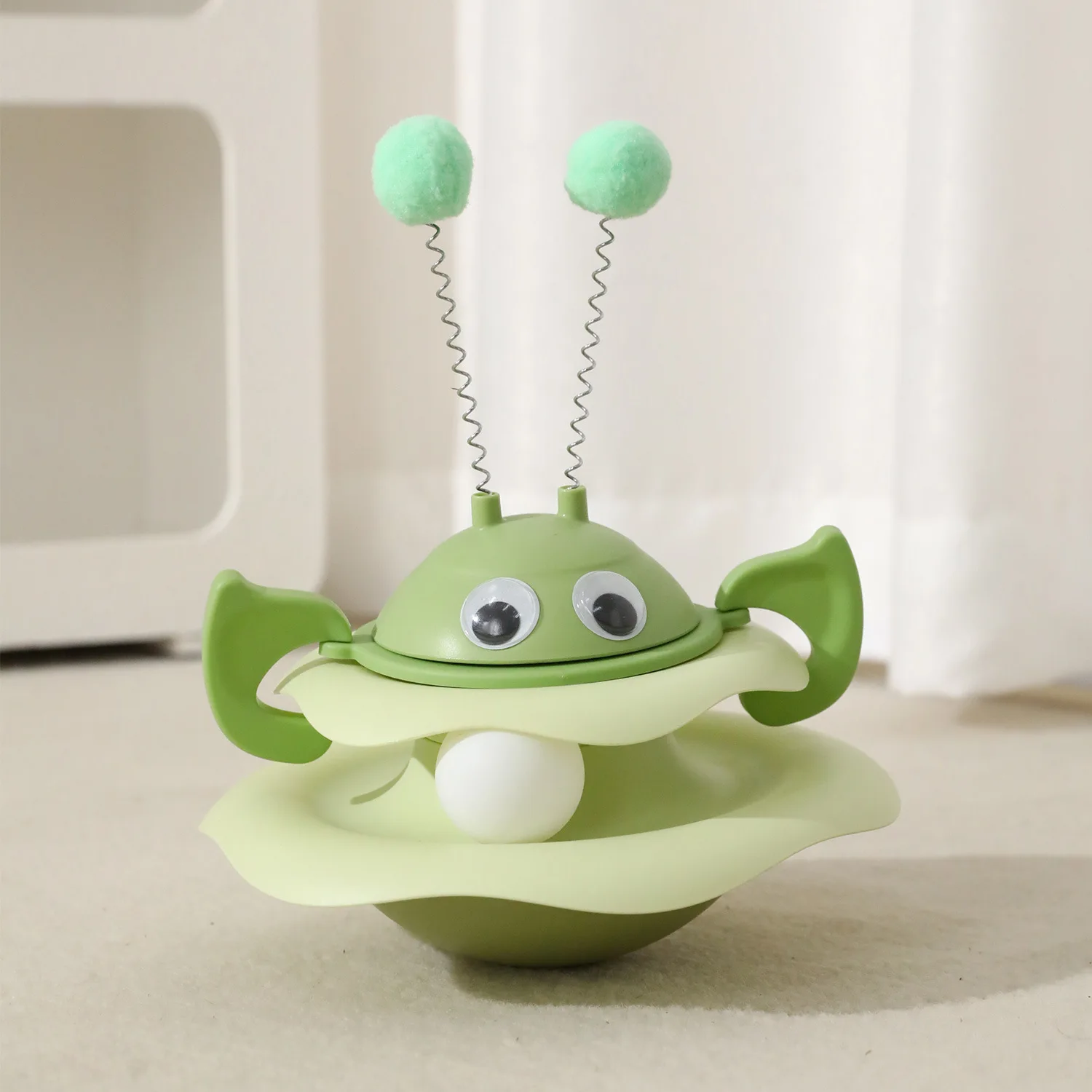 Juguetes para mascotas, vaso de abeja, plato de juego giratorio, artefacto de rompecabezas para gatos, juguete para mascotas Self-hi, palo de rompecabezas para gatos - imagen 5