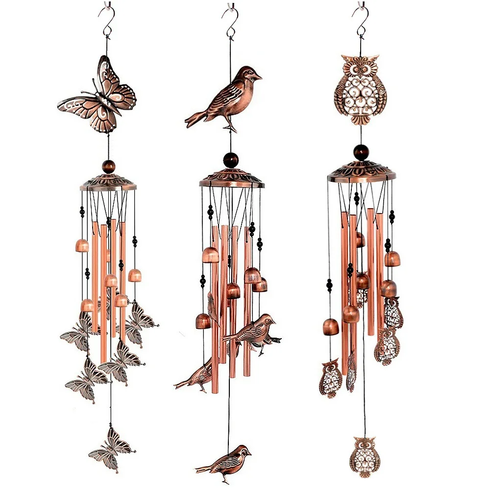 Campana de viento decorativa para jardín – Colgante metálico para mascotas - imagen 4