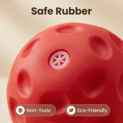 Pelota con sonido para perros – Juguete masticar y limpieza dental
