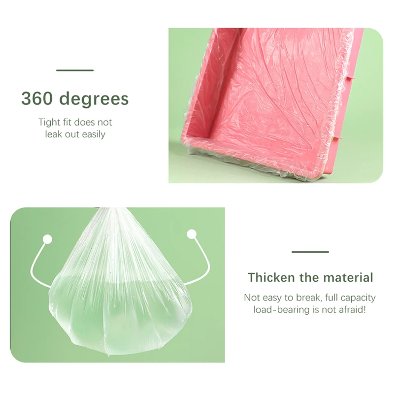 10 unids/set bandeja para mascotas películas de PE desechables estera de arena de conejo cubierta de bandeja de jaula cubierta de película de chasis inodoro cambiador grande - imagen 3