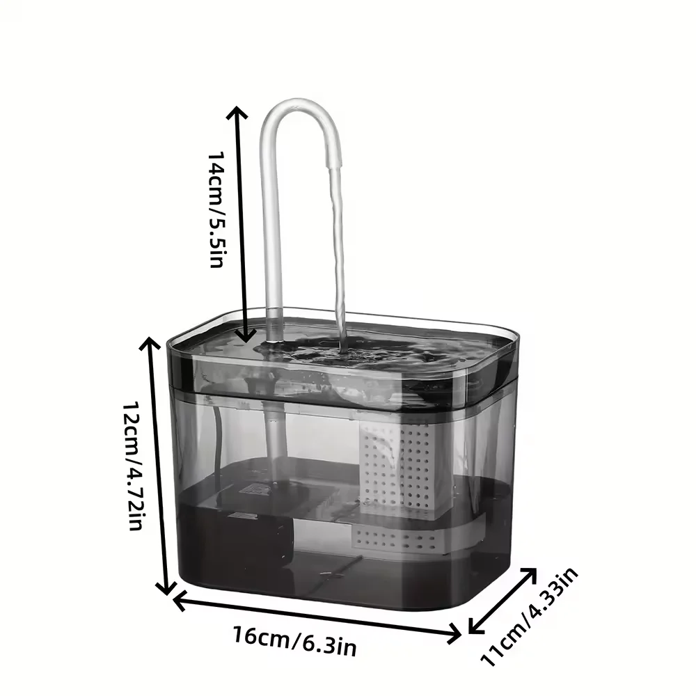 El dispensador de agua automático para gatos simula el grifo de operación silenciosa con materiales seguros, circulación de agua para gatos para beber agua - imagen 2