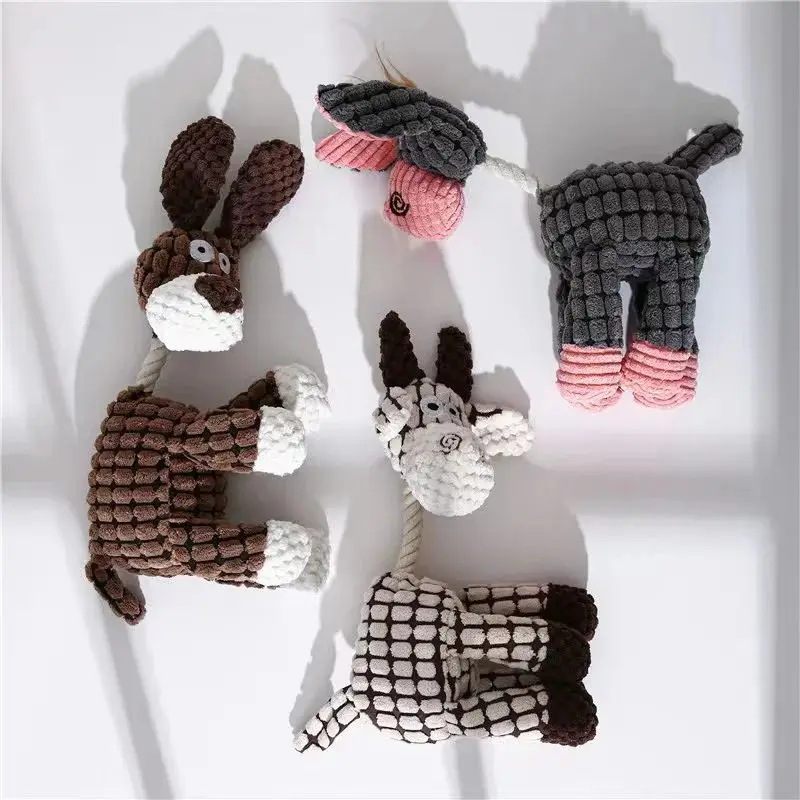 Nuevo Juguete con sonido para perros, entrenamiento Molar, burro interactivo de grano de maíz, suministros para mascotas, seguro e inofensivo - imagen 5