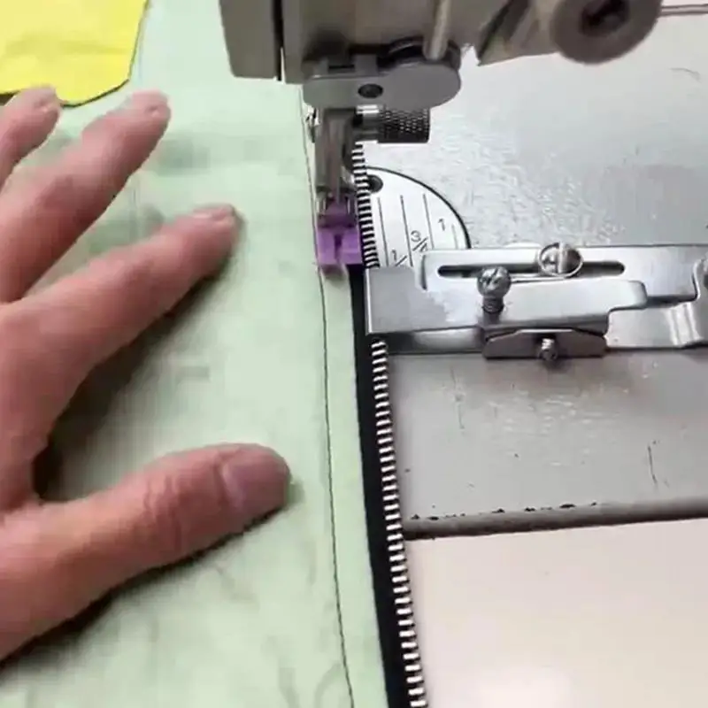 Guía de costura para máquina de coser, herramienta de costura estable y precisa, prensatelas, cremallera - imagen 3