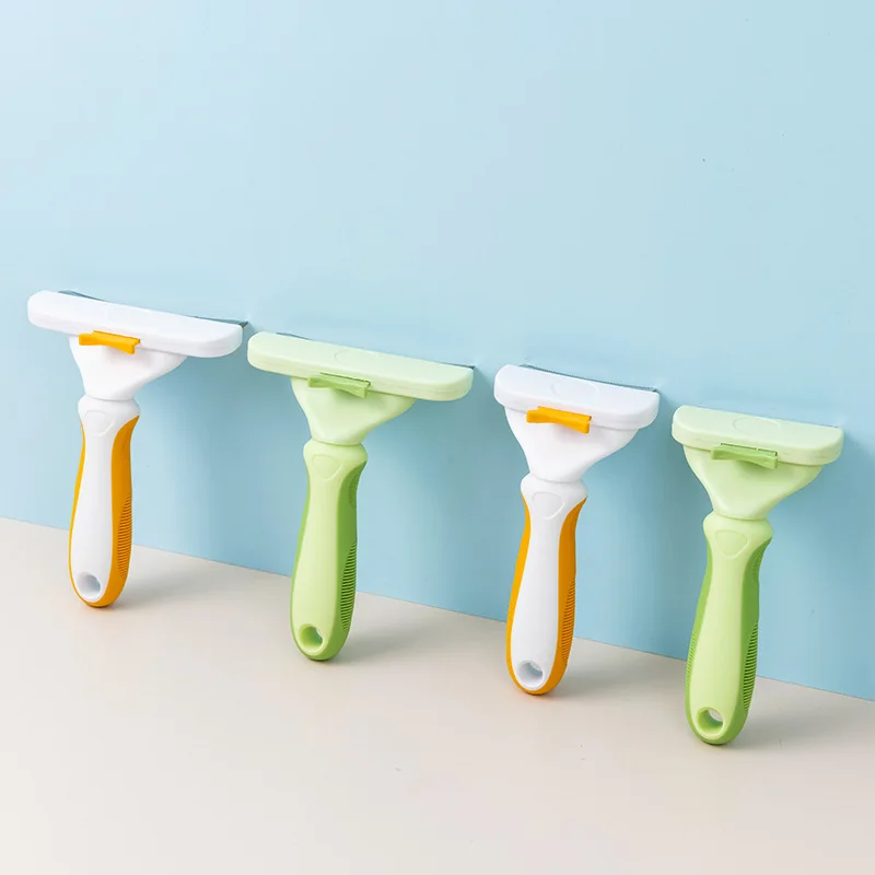 Cepillo para perros, cuidado del cabello para gatos, accesorios de aseo, suministros, removedor de pelo para mascotas, peine anudado, perros grandes, pelo corto, antipéridos - imagen 4