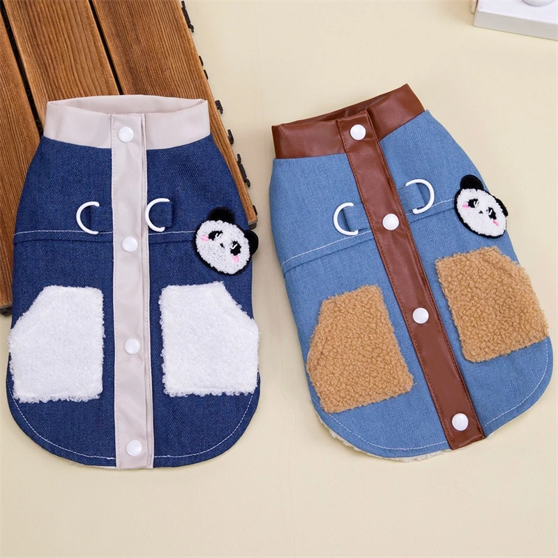 Chaqueta panda de terciopelo para perros y gatos: Chihuahua - imagen 5