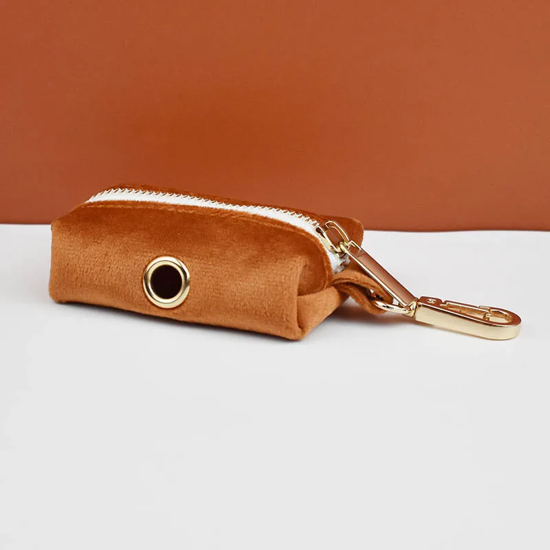 Conjunto de Collar y correa de terciopelo para perros, placa con grabado personalizado, suministros para mascotas, 21 - imagen 5