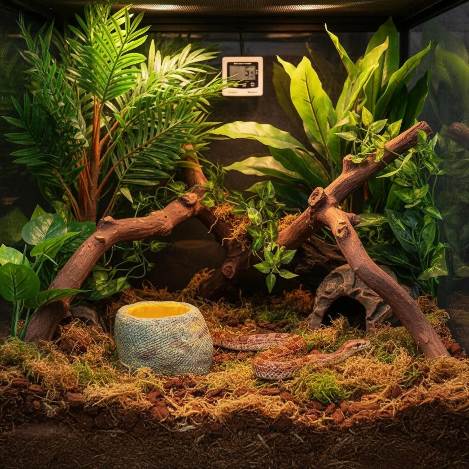 Bebedero naturalista para gatos y perros – Cuenco de agua decorativo - imagen 2