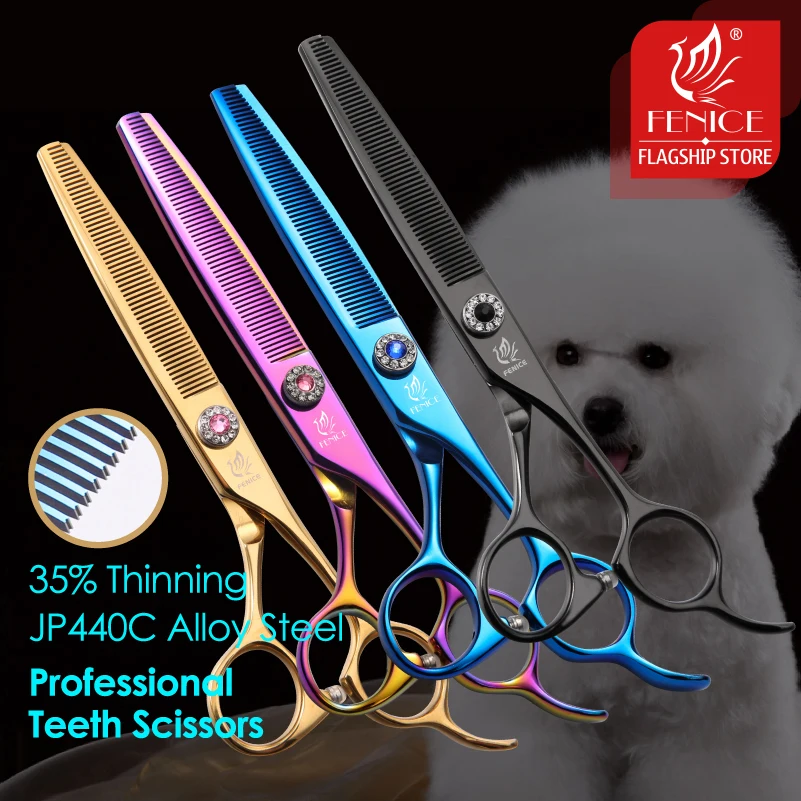 Tijeras de adelgazamiento para perros y gatos – Grooming profesional - imagen 5
