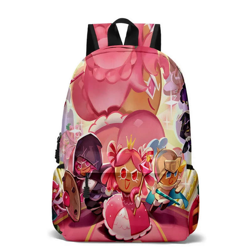 Cookie Run: Mochila Kingdom Shadow Milk Cookie, mochila escolar de dibujos animados, mochila con cremallera aclaradora, bolsas para libros para niños y niñas, el mejor regalo - imagen 5