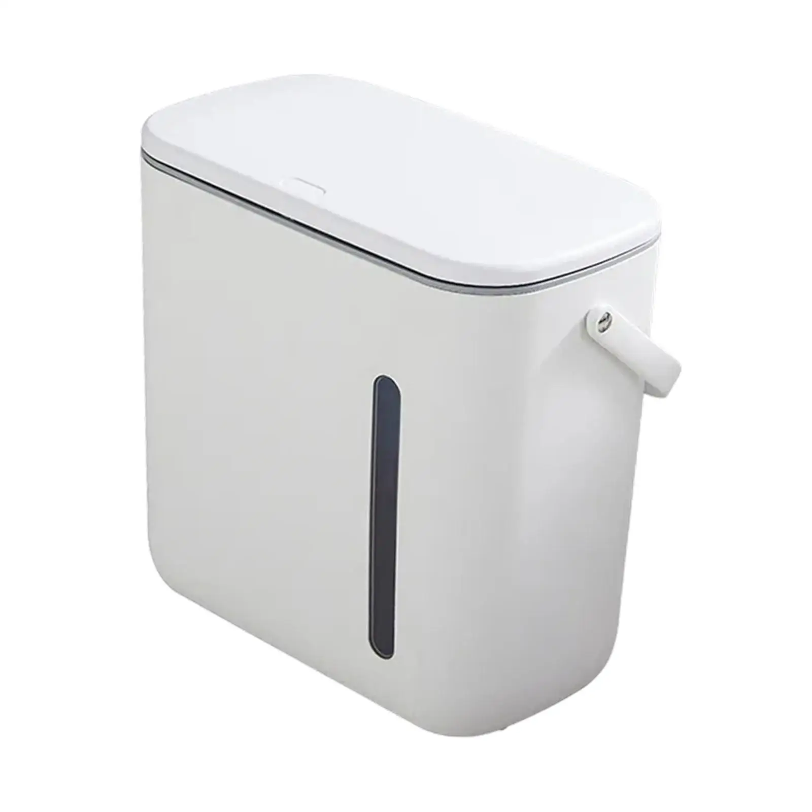 Cubo de basura con tapa, cubo de basura con cubo para té, compartimentos dobles, cubo de basura para oficina, dormitorio, baño, RV, sala de estar - imagen 3