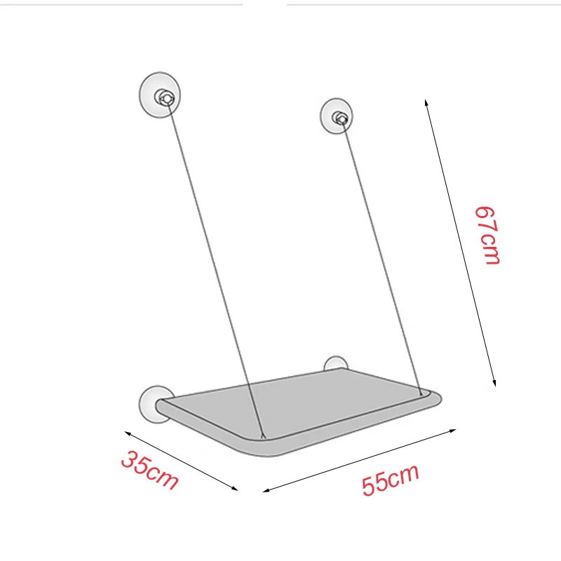 Hamaca plegable para gatos con ventosas, camas para mascotas de menos de 20KG, ventanas de adsorción, paredes, accesorios para gatitos - imagen 2
