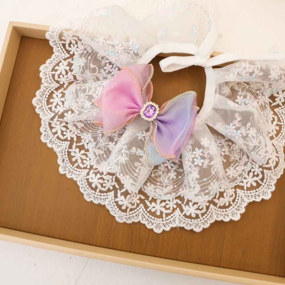 Collar con lazo degradado para perros y gatos – Elegante y transpirable - imagen 3