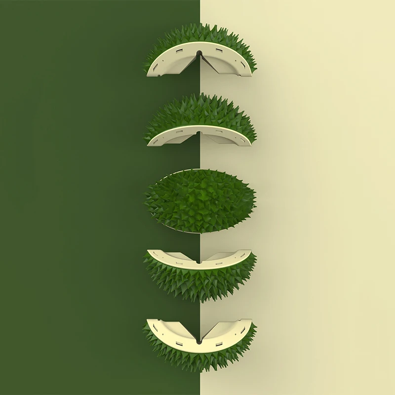 Nuevo peine para rascar Durian 2 en 1, peine para mascotas para el cuidado Dental de gatos, peine para mascotas, cepillo para frotar y rascar esquinas para gatos - imagen 5