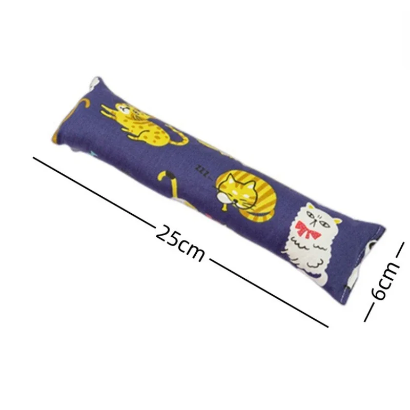 Juguetes De Almohada de hierba gatera para gatos, juguetes interactivos para masticar, resistente a las mordeduras juguete para gatitos, ratones de dibujos animados rellenos de hierba gatera - imagen 2