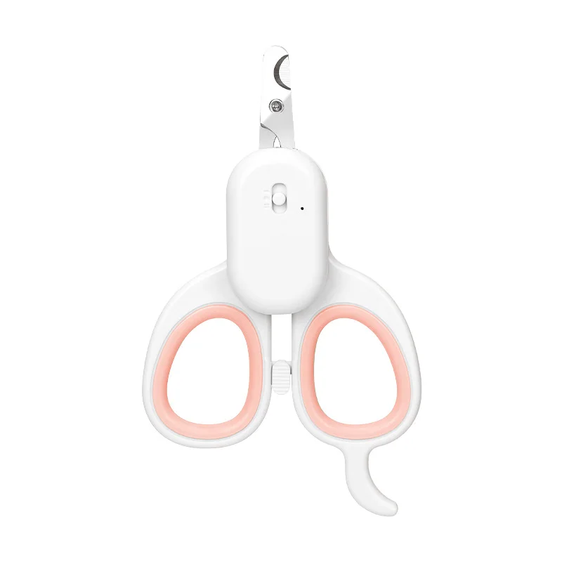 Tijeras de acero inoxidable para perros, línea a prueba de sangre con carga USB, luz LED para iluminar UÑAS DE ACERO INOXIDABLE - imagen 2