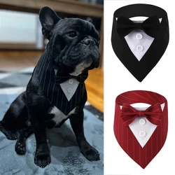 Bandana triangular con lazo para perros medianos y grandes boda