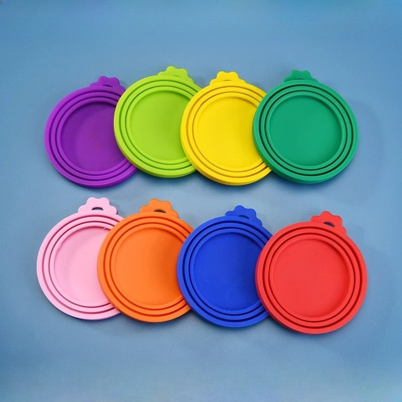 Reusable Silicone Pet Can Lid, Food Saver Cover, Universal Fit for Most Dog & Cat Cans, Keeps Food Fresh & Prevents Odors - imagen 4