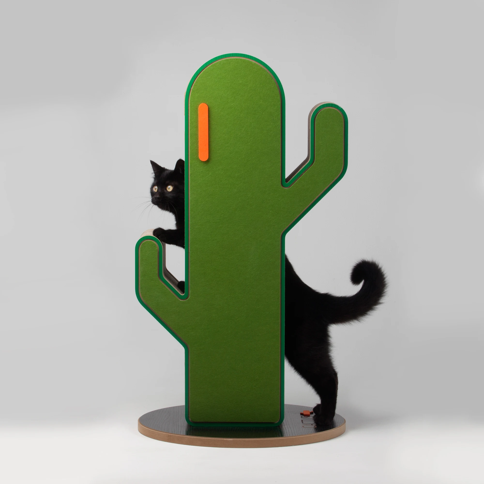 Tabla de agarre para gatos, marco de escalada de madera para gatos, juguete Vertical resistente a los arañazos, cuerda de Sisal giratoria, bola para agarrar, torre para gatos