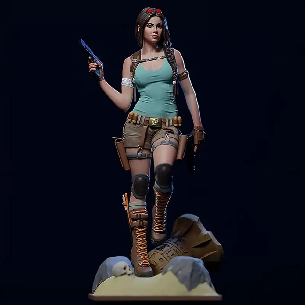 Figura resina detallada sin pintar para juegos rol y coleccionismo - imagen 2