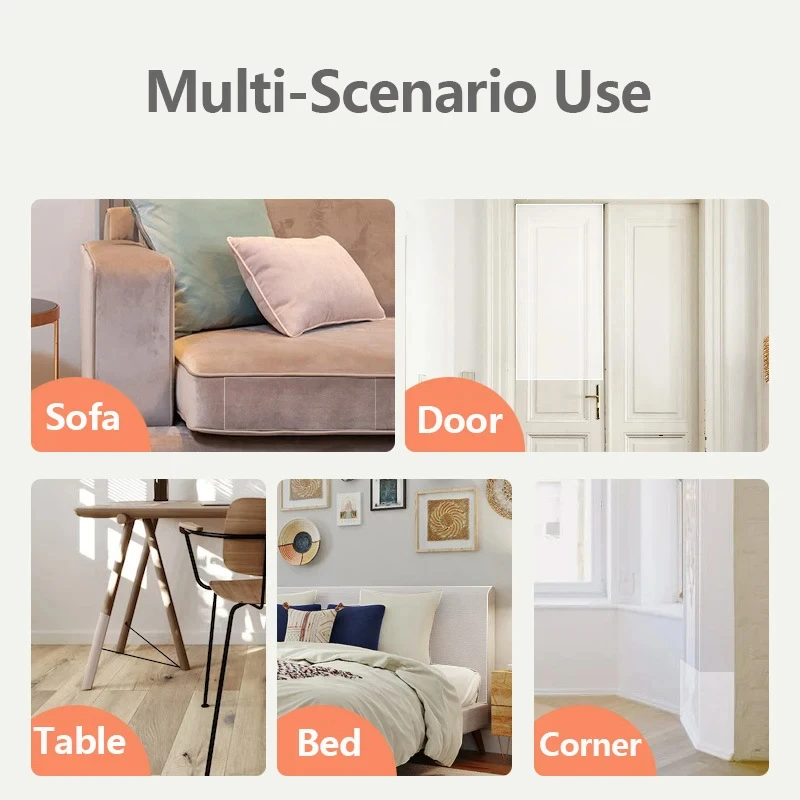 3 pegatinas de protección de sofá antiarañazos para gatos, cinta antiarañazos para gatos, Protector de sofá para gatos, cinta transparente grande de doble cara - imagen 4