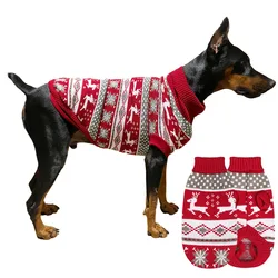 Suéter de Navidad para perros – Punto suave con cuello alto