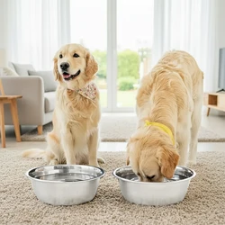 Cuenco acero inoxidable anti-vuelta para perros pequeños
