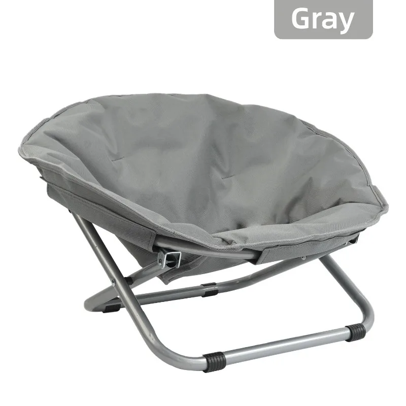 Cama plegable portátil para mascotas, cama redonda elevada para gatos, silla impermeable para mascotas, cama redonda para gatos - imagen 5