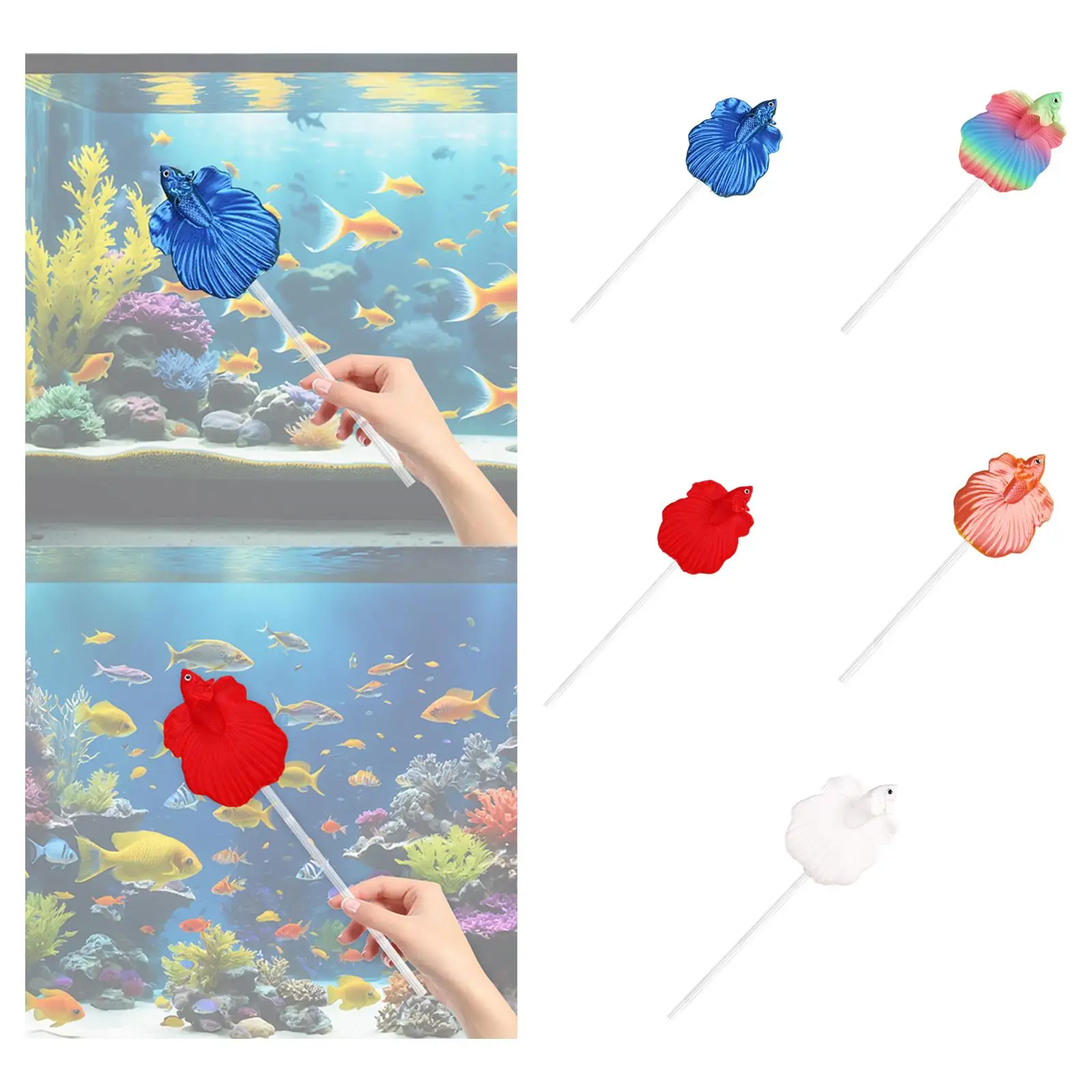 Betta Fish Training Wand,Fishtank Accessories,Sturdy,Portable,Interactive,Aquarium Fishtank Decoration Aquariums Wand Realistic Betta Fish Training Wand,Fishtank Accessories,Sturdy,Portable,Interactive,Aquarium Fishtank Decoration Aquariums Wand Realistic