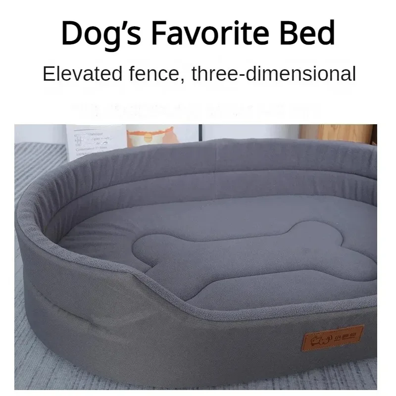 Cama sofá acolchada para perro mediano con alfombrilla suave - imagen 3