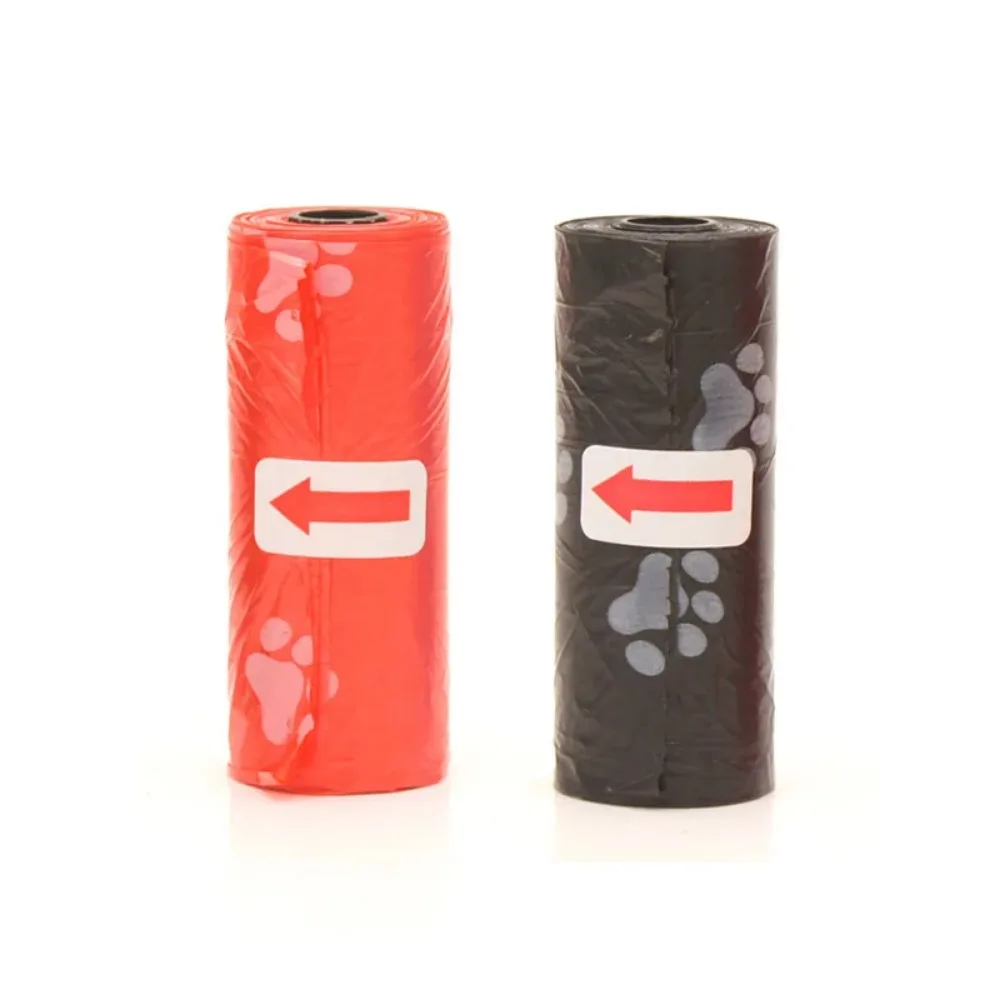 Bolsas desechables para excrementos de mascotas, para residuos de perros, con Clip de Correa y dispensador de hueso, 5 rollos de 75 piezas - imagen 5